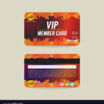 Front And Back Vip Member Card Template pertaining to Template For Membership Cards