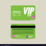 Front And Back Vip Member Card Template Within Membership Card Template Free