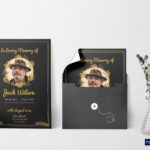 Funeral Invitation Card Template With Regard To Funeral Invitation Card Template