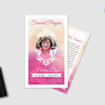 Funeral Prayer Card Template For Grandmother Inside Memorial Card Template Word