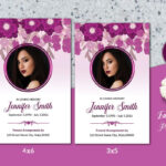 Funeral Prayer Card Template, Ms Word & Photoshop Template Throughout Prayer Card Template For Word