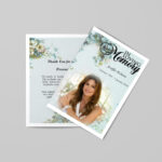 Funeral Templates | Printable Funeral Program Templates Inside Remembrance Cards Template Free