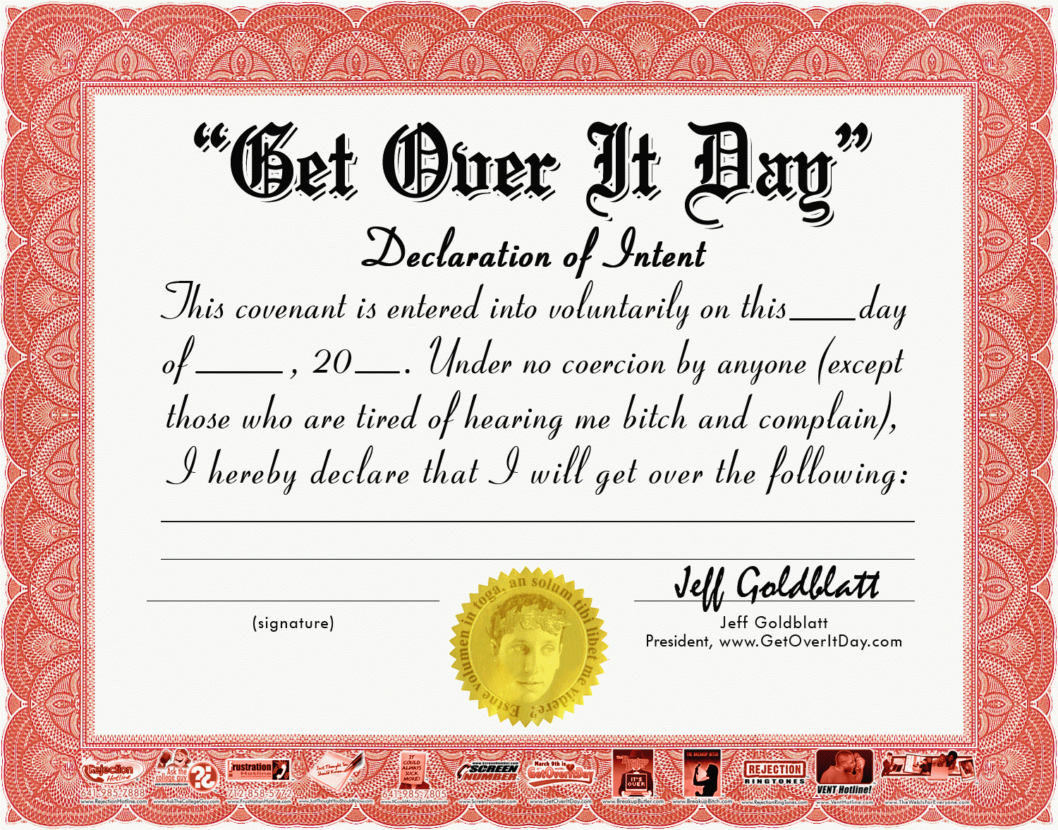 Funny Office Awards Youtube. Silly Certificates Funny Awards Intended For Free Printable Funny Certificate Templates