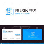 Game, Move, Strategy, Tactic, Tactical Blue Business Logo For Decision Card Template