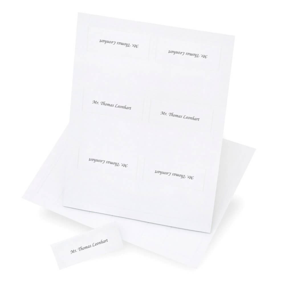 Gartner Studios 83001 White Pearl Place Cards – Walmart Intended For Gartner Studios Place Cards Template