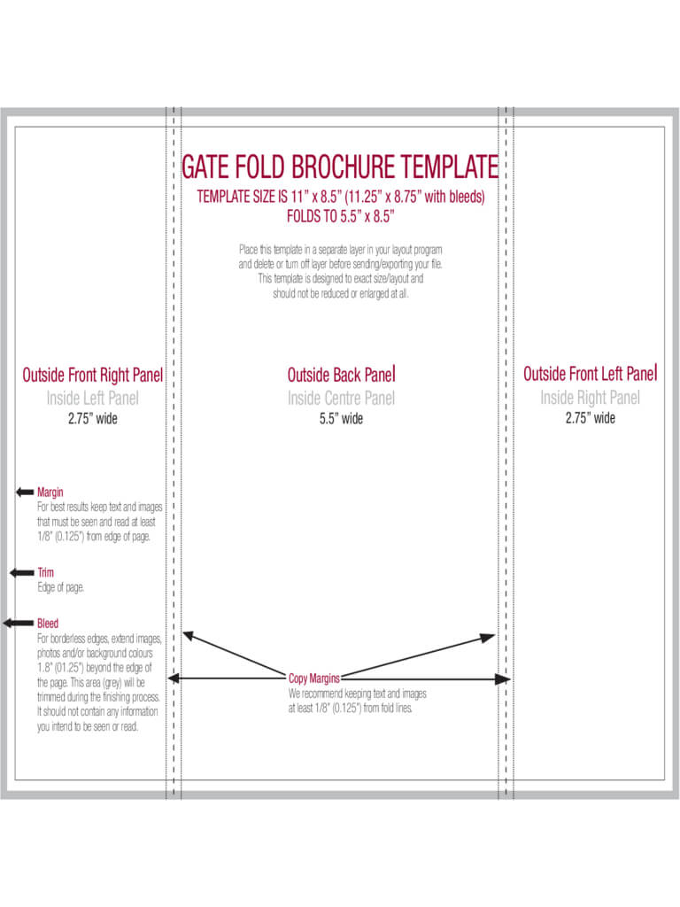 Gate Fold Brochure Template – 6 Free Templates In Pdf, Word Intended For Gate Fold Brochure Template