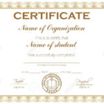 General Purpose Certificate Or Award With Sample Text That Can.. In Sales Certificate Template