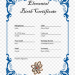 German Birth Certificate Template – Barati.ald2014 For Birth Certificate Templates For Word
