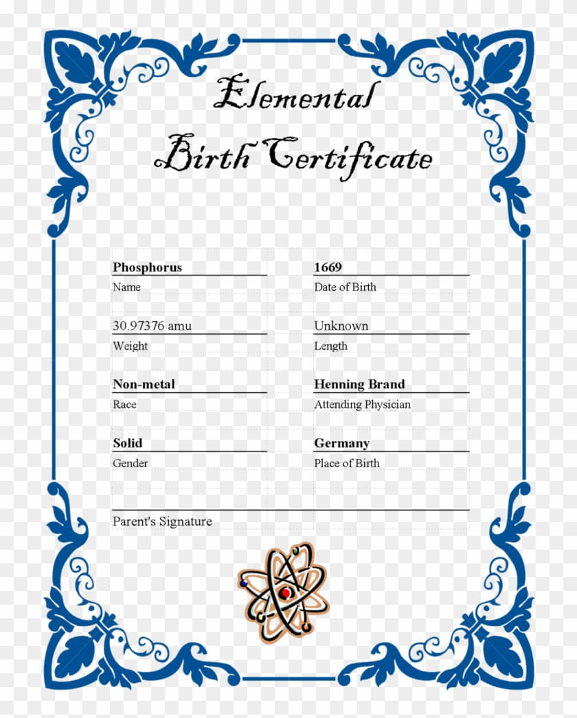 German Birth Certificate Template – Barati.ald2014 With Regard To Fake Birth Certificate Template