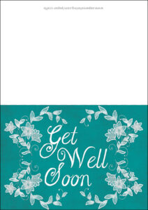 Get Well Soon Card Template | Free Printable Papercraft within Get Well Soon Card Template