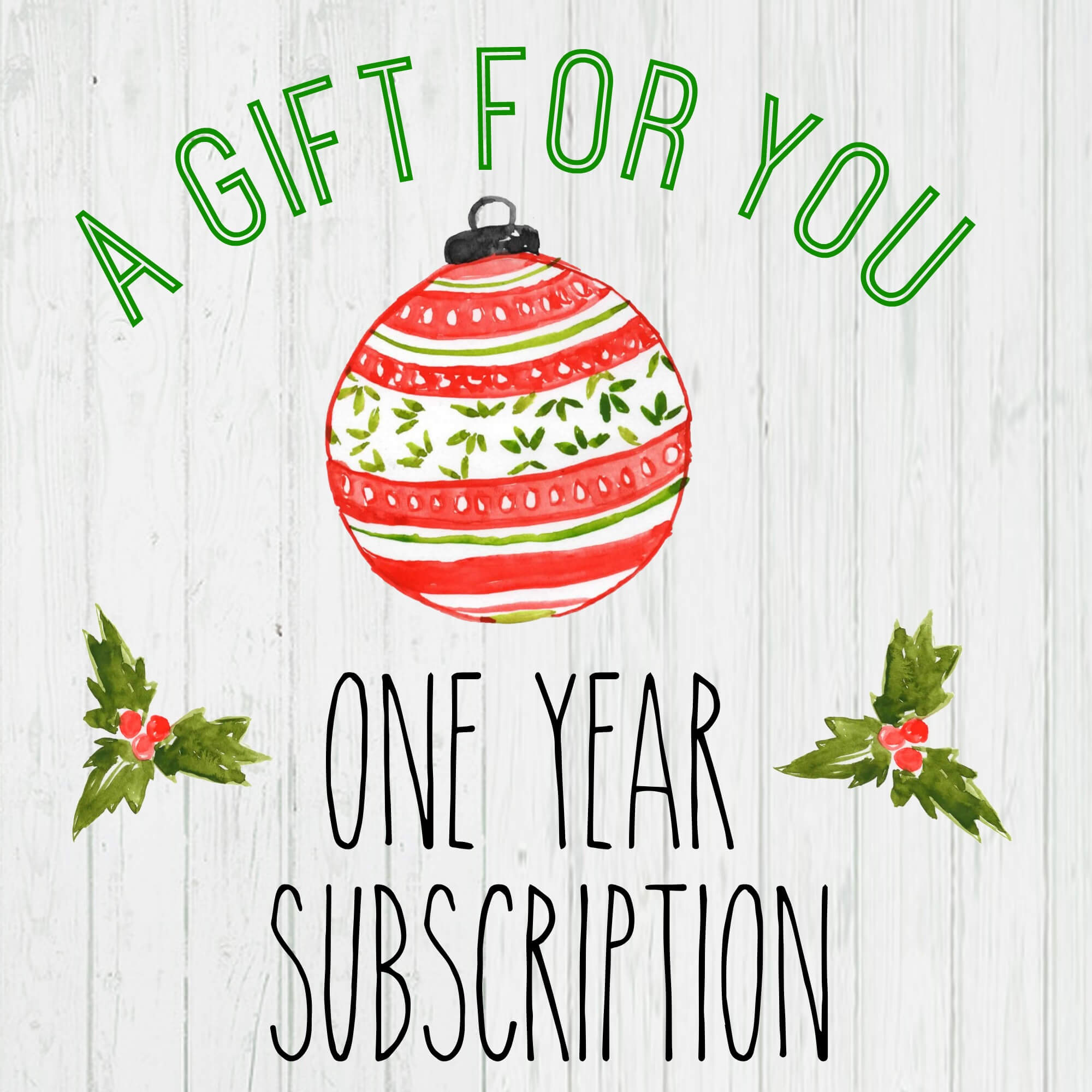Gift A Magazine Subscription With Our Free Printable Cards Inside Magazine Subscription Gift Certificate Template