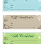 Gift Certificate Template Free Editable | Templates At Within Company Gift Certificate Template