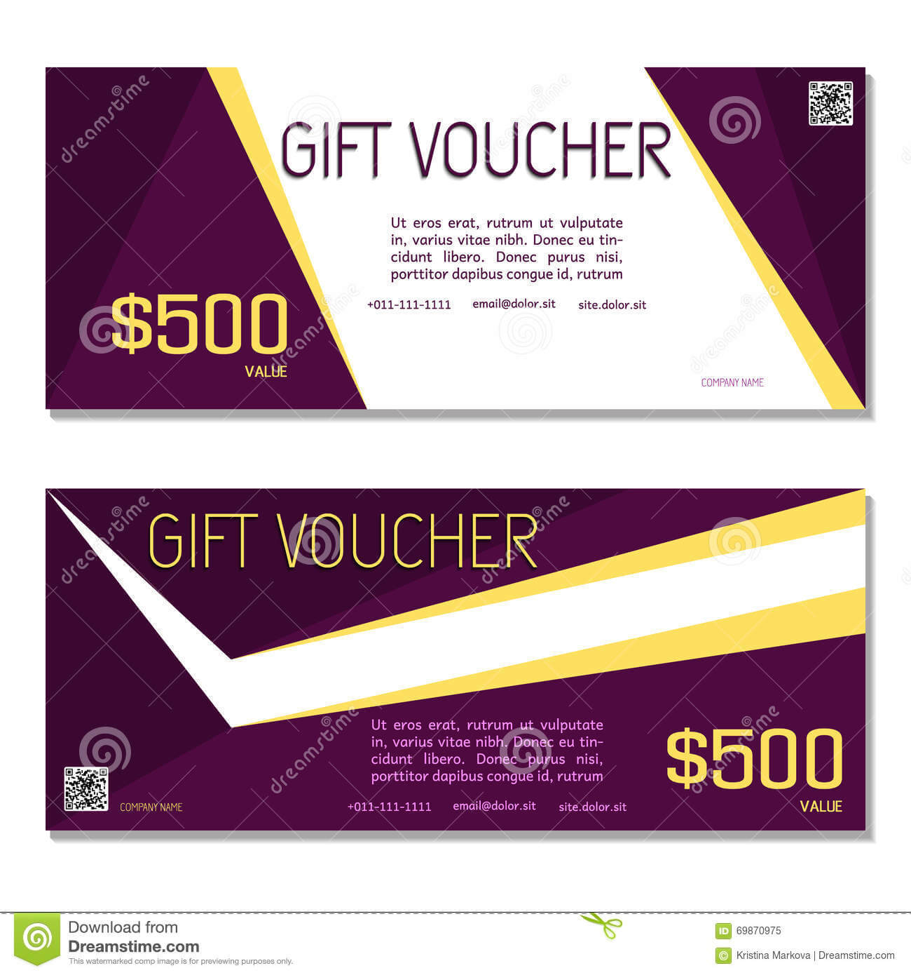 Gift Voucher. Coupon And Voucher Template For Company Throughout Company Gift Certificate Template