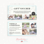 Gift Voucher Template "classic Floral" – Strawberry Kit Inside Gift Certificate Template Photoshop