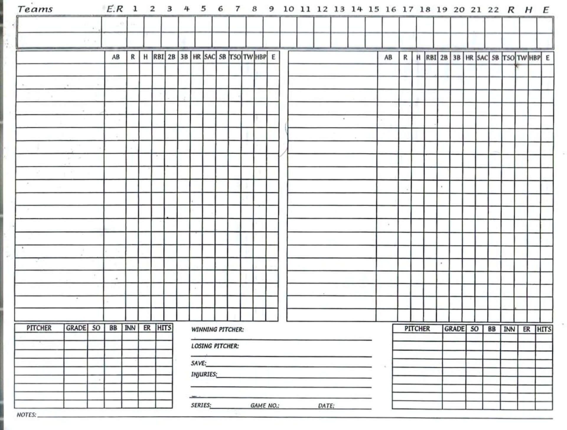 Golf League Eadsheet Free Baseball Stats Template Ideas With Regard To Baseball Lineup Card Template