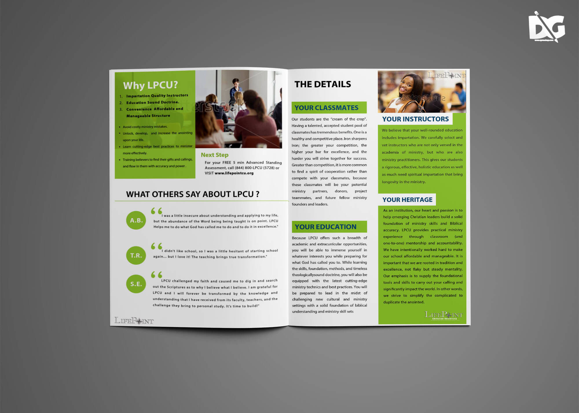 Graduation Bi Fold Brochure Design Template - 99Effects Throughout 4 Fold Brochure Template Word