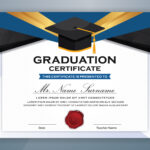 Graduation Certificate Free Vector Art – (4,527 Free Downloads) Pertaining To College Graduation Certificate Template