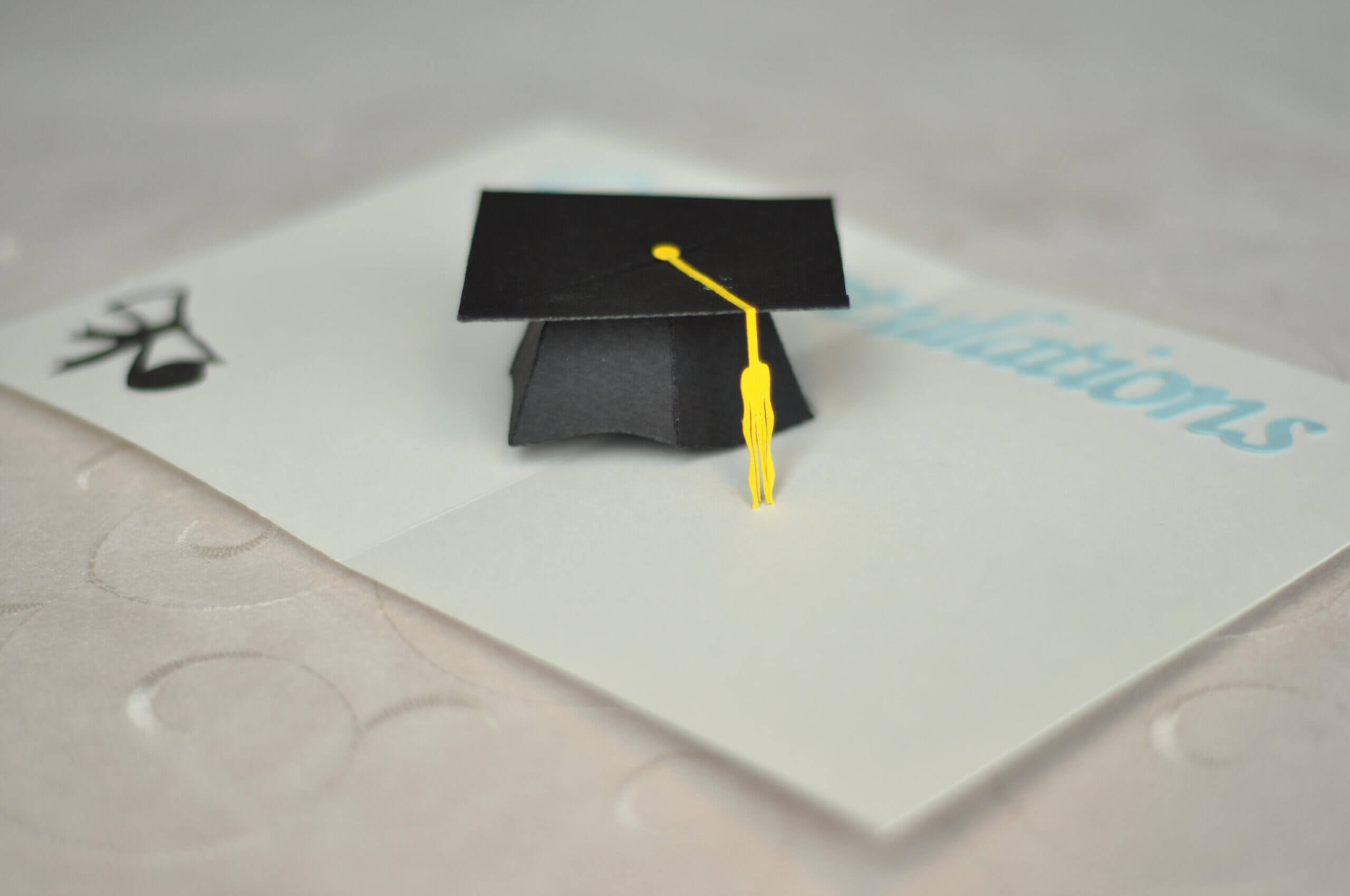 Graduation Pop Up Card: 3D Cap Tutorial - Creative Pop Up Cards With Regard To Graduation Pop Up Card Template