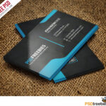Graphic Designer Business Card Template Free Psd In Templates For Visiting Cards Free Downloads