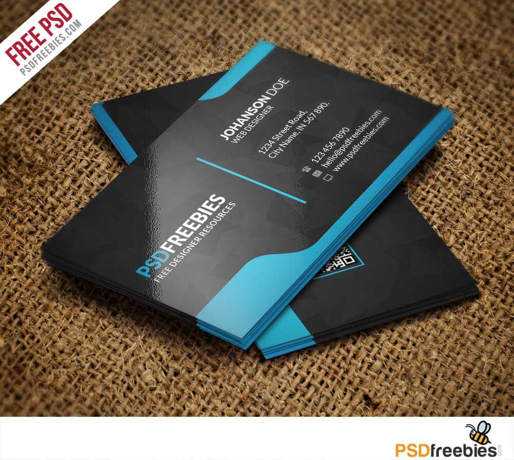 Graphic Designer Business Card Template Free Psd Regarding Free Complimentary Card Templates