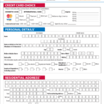 Gratis Credit Card Application Form With Regard To Order Form With Credit Card Template