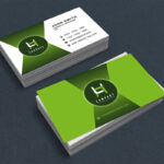 Green Corporate Business Card Templatemuhammad Ohid On Regarding Company Business Cards Templates