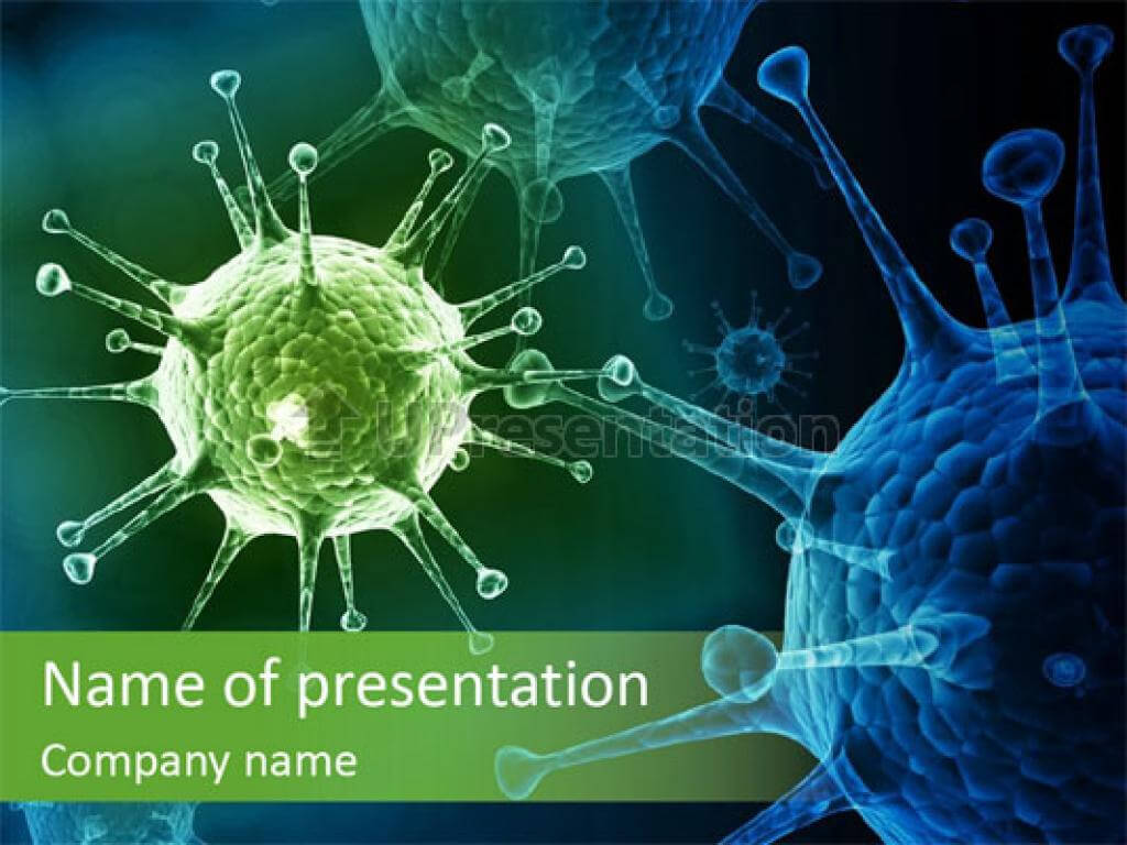 Green Virus Anism Russian Influenza Molecular Powerpoint Intended For Virus Powerpoint Template Free Download