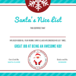 Growing Up Gabel On Twitter: "free Letter To Santa Template For Good Job Certificate Template
