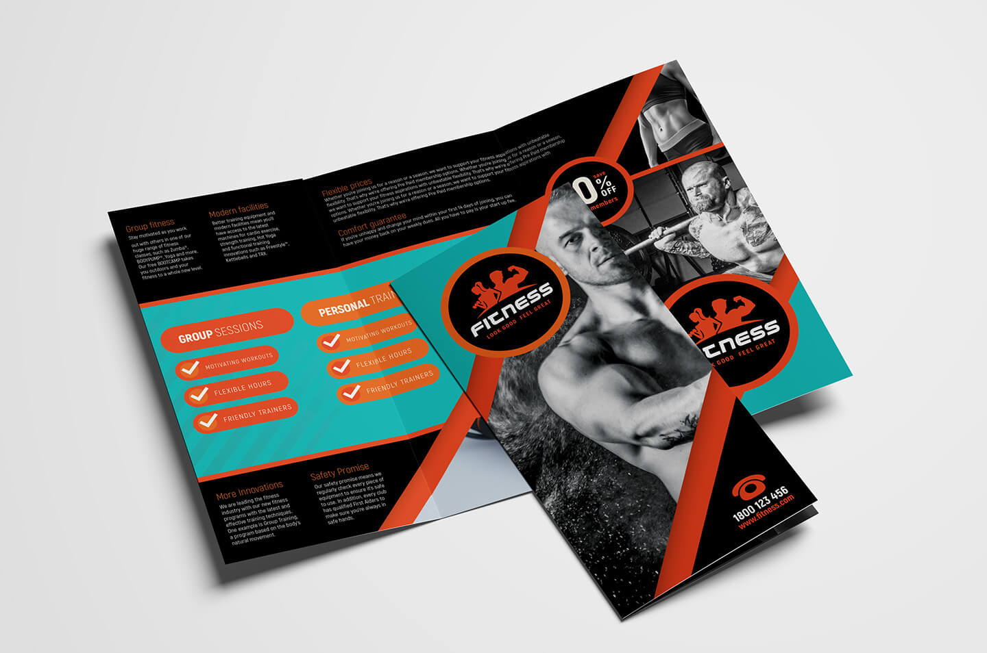 Gym / Fitness Tri Fold Brochure Template In Psd, Ai & Vector With Regard To Membership Brochure Template
