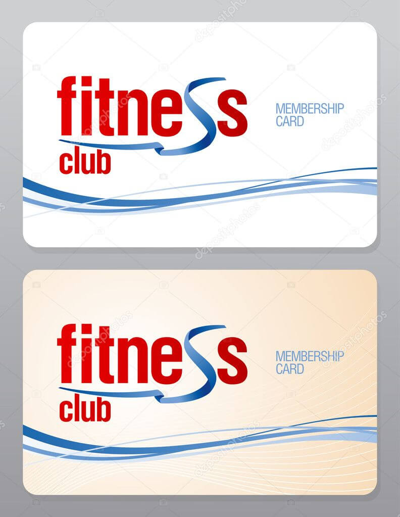 Gym Membership Card Template | Fitness Club Membership Card Throughout Gym Membership Card Template