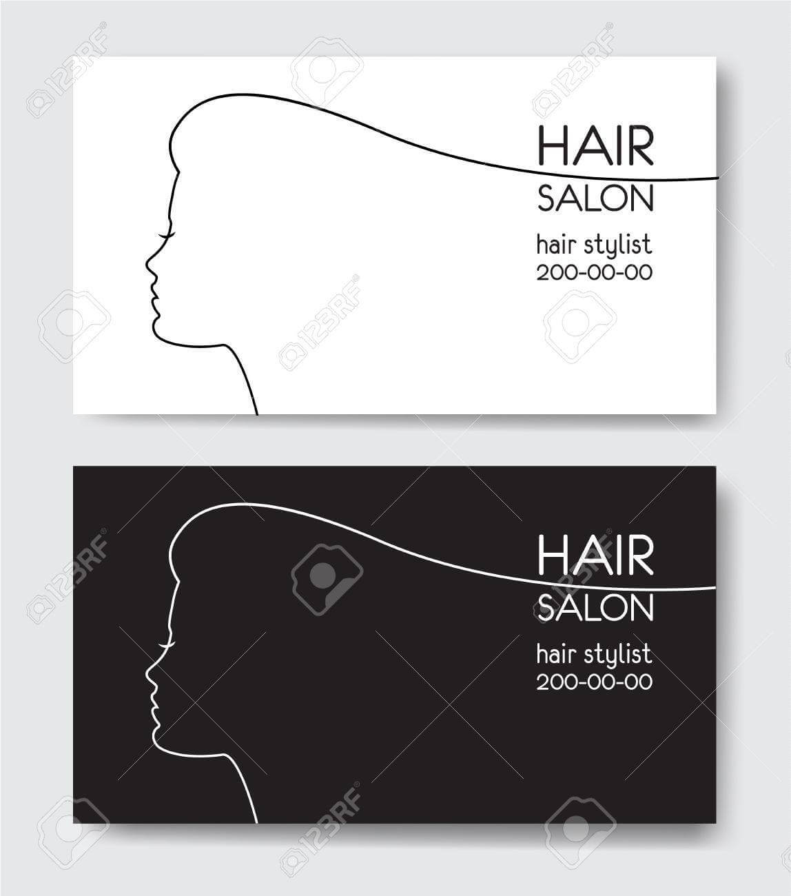 Hair Salon Business Card Templates. Intended For Hair Salon Business Card Template