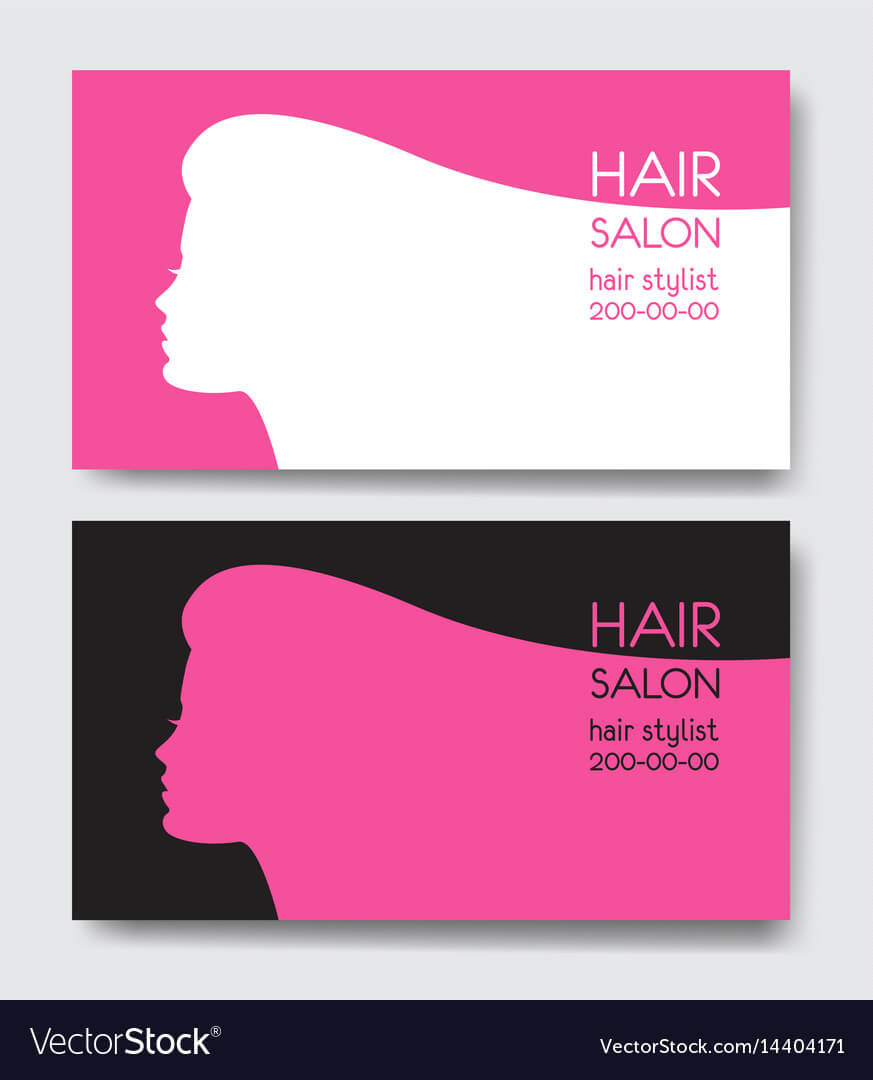 Hair Salon Business Card Templates With Beautiful With Hairdresser Business Card Templates Free