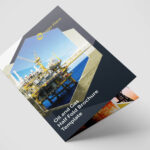 Half Fold Oil And Gas Brochure Template Intended For Half Page Brochure Template