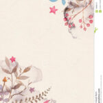 Hand Drawn Watercolor Greeting Card Template With Floral Regarding Greeting Card Layout Templates