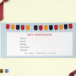 Happy Birthday Gift Certificate Template With Gift Certificate Template Indesign