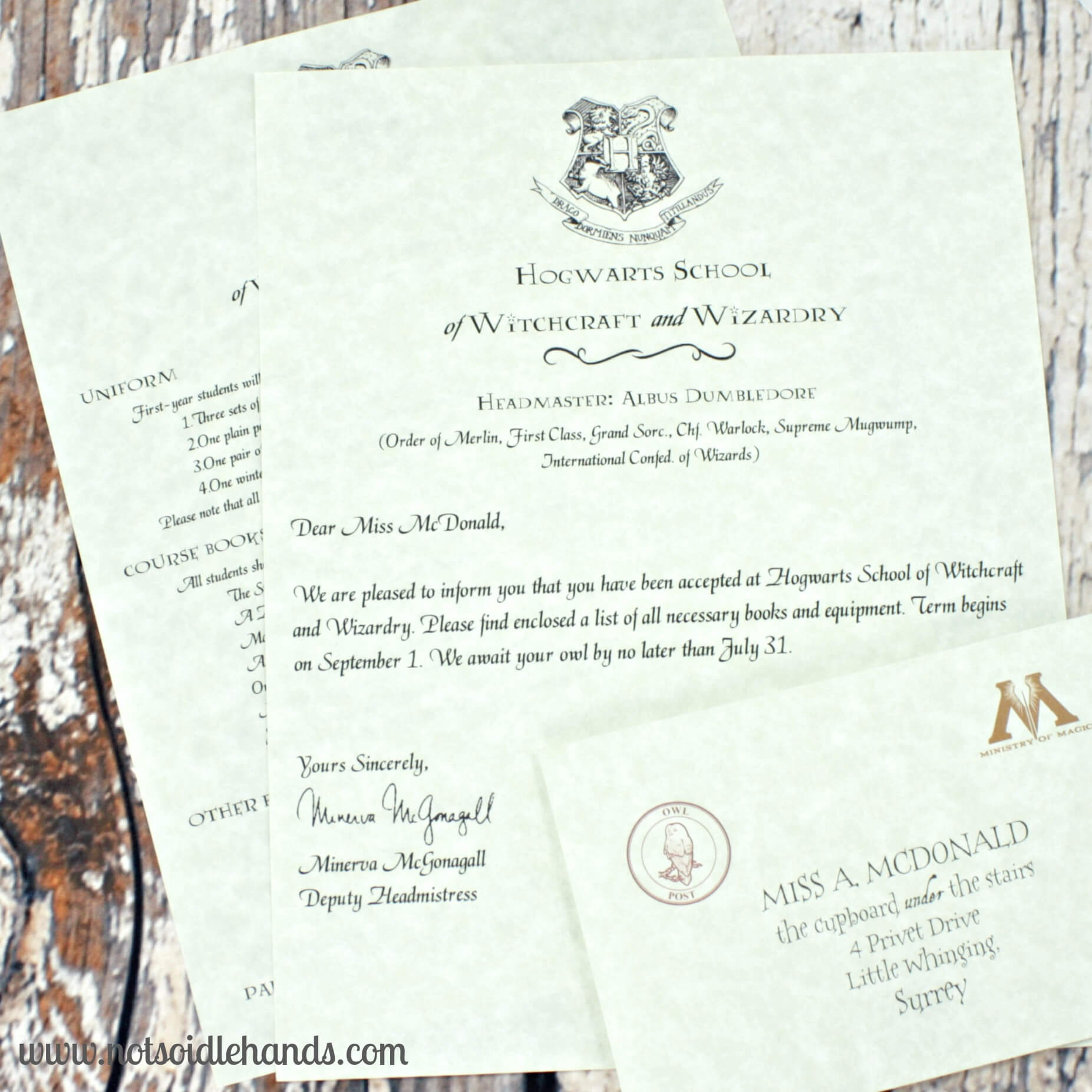 Harry Potter Birthday Invitations And Authentic Acceptance Throughout Acceptance Card Template