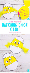 Hatching Chick Easter Card Craft - Kids Craft Room for Easter Chick Card Template