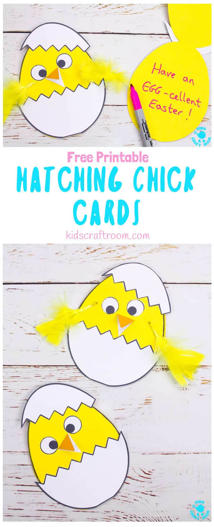 Hatching Chick Easter Card Craft - Kids Craft Room For Easter Chick Card Template