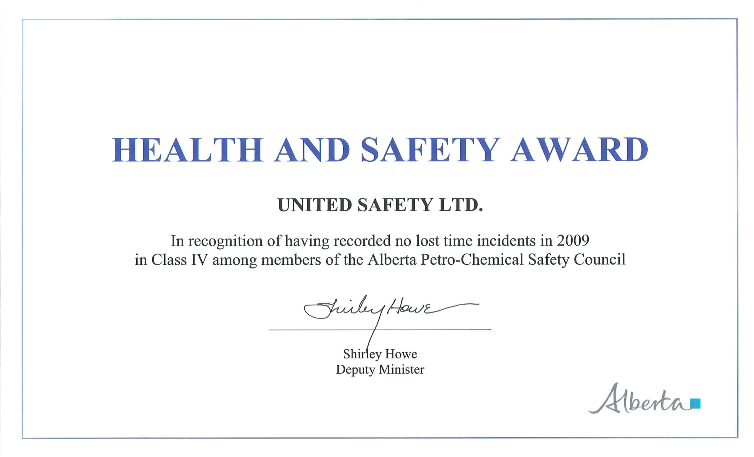 Health And Safety Certificate Template – Bestawnings Inside Safety Recognition Certificate Template