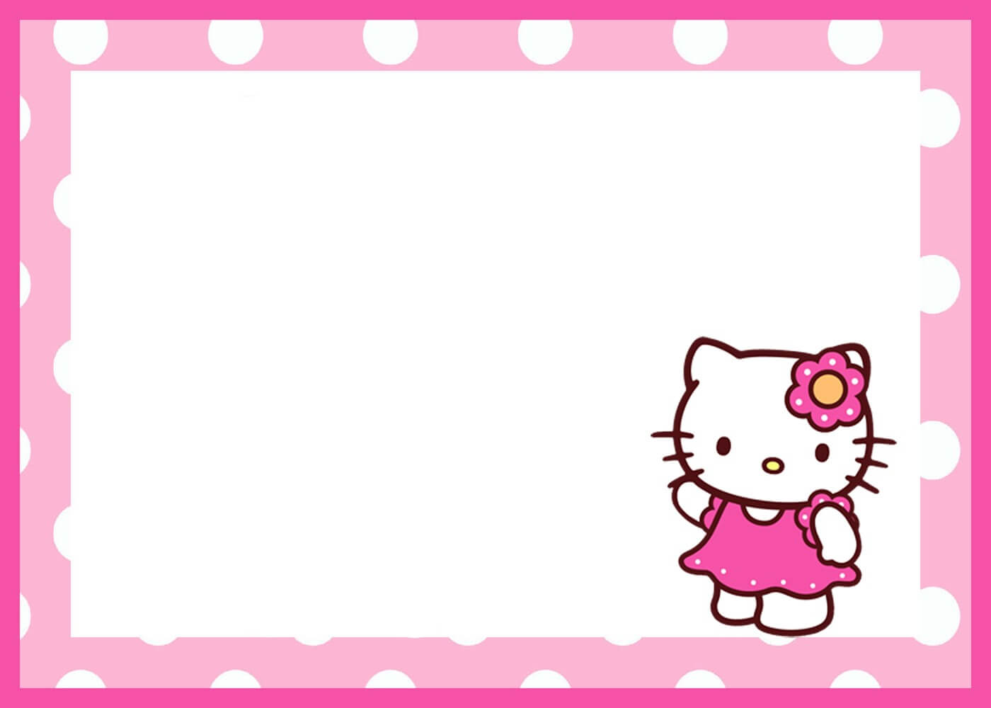 Hello Kitty Free Printable Invitation Templates With Hello Kitty Birthday Card Template Free