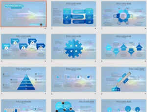 High Tech Powerpoint Template #67604 intended for High Tech Powerpoint Template
