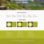 Hiking And Camping Club WordPress Theme For Walking Certificate Templates