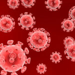 Hiv Virus Particles Background For Powerpoint – Health And Inside Virus Powerpoint Template Free Download