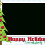 Holiday Card Transparent & Png Clipart Free Download – Ywd Regarding Free Holiday Photo Card Templates