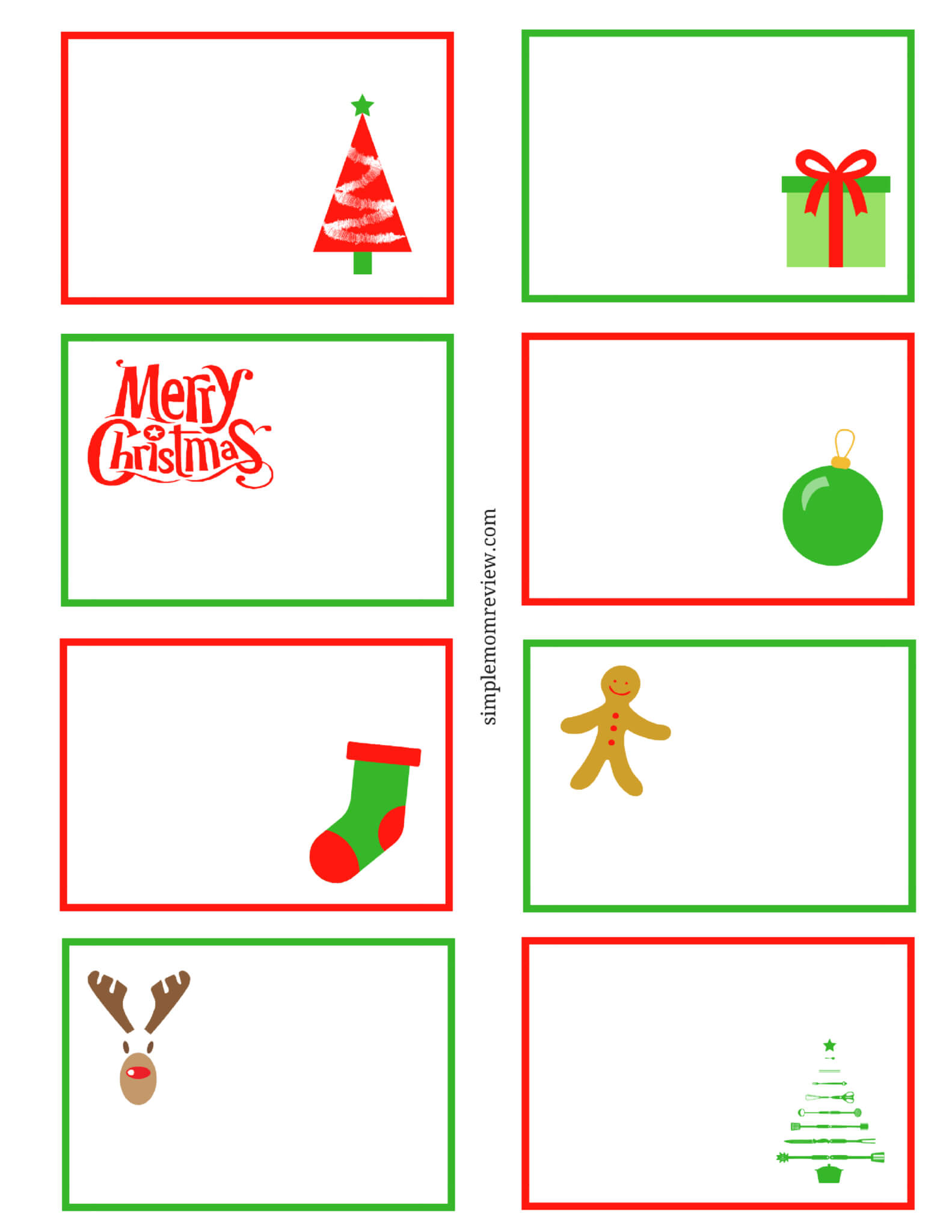 Holiday Note Cards – Papele.alimentacionsegura Regarding Christmas Note Card Templates