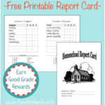 Homeschool Report Cards – Flanders Family Homelife For Homeschool Middle School Report Card Template