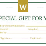 Hotel Gift Certificate Template Pertaining To Publisher Gift Certificate Template