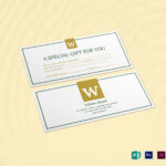 Hotel Gift Certificate Template With Gift Card Template Illustrator