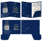 Hotel Key Card Holder Folder Package Template. Throughout Hotel Key Card Template