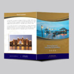 Hotel Resort Bi Fold Brochure Design Templatearun Kumar Inside Hotel Brochure Design Templates